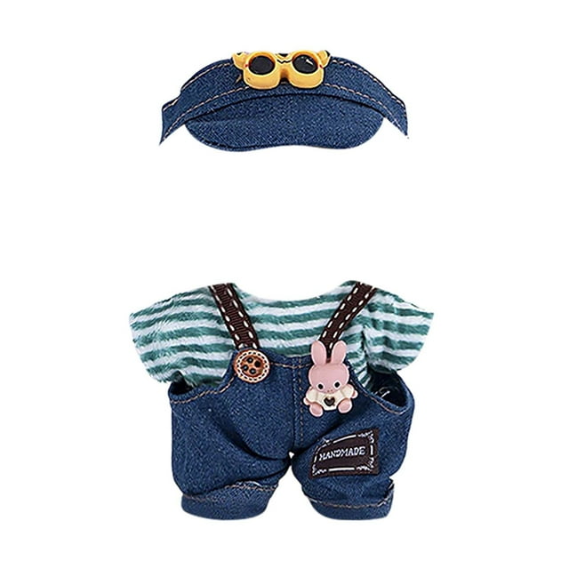 Fashion Doll Clothes Outfit Set Quality Costume Dress Up Accessories for 12 Inch Dolls Soft Material Handmade Design