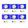 thumbnail image 2 of Interactive Educational Teaching Clock - Learn Time Easily, Durable Design for Kids with moveable arms, Engaging Hands-On Learning Tool, Perfect for Classroom & Home Use, 2 of 5