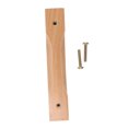 thumbnail image 3 of OULII Lot de 1 Poignée de Garde-Robe Rectangulaire Moderne en Bois et Métal Kaki pour Meubles, 3 of 5