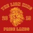 thumbnail image 2 of Girl's Lion King King's Mane 2019 Graphic Tee Red Medium, 2 of 5