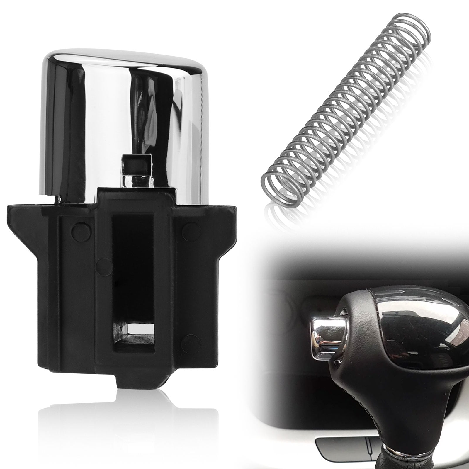 Car Shift Knob Button Repair Kit, EEEkit New Shifter Handle Button with