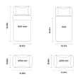 thumbnail image 3 of Disposable Sheet, Duvet Cover And Pillowcase Sets For Hotels And Travel Portable Disposable Sheets Ready-to-Use Disposable Bedding Set (Travel 4-piece Set）, 3 of 9