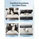 thumbnail image 5 of Dog Cooling Mat, 59" x 40"Extra Large, Cooling Pad Reversible (Cool & Warm), Pet Cool Mats for Dog and Cat use in Crate, Kennel, Bed, Sofa, Machine Washable, Non-Gel, Glacial Grey, 5 of 5