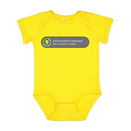 

Inktastic Achievement Unlocked: New Character Created Gift Baby Boy or Baby Girl Bodysuit