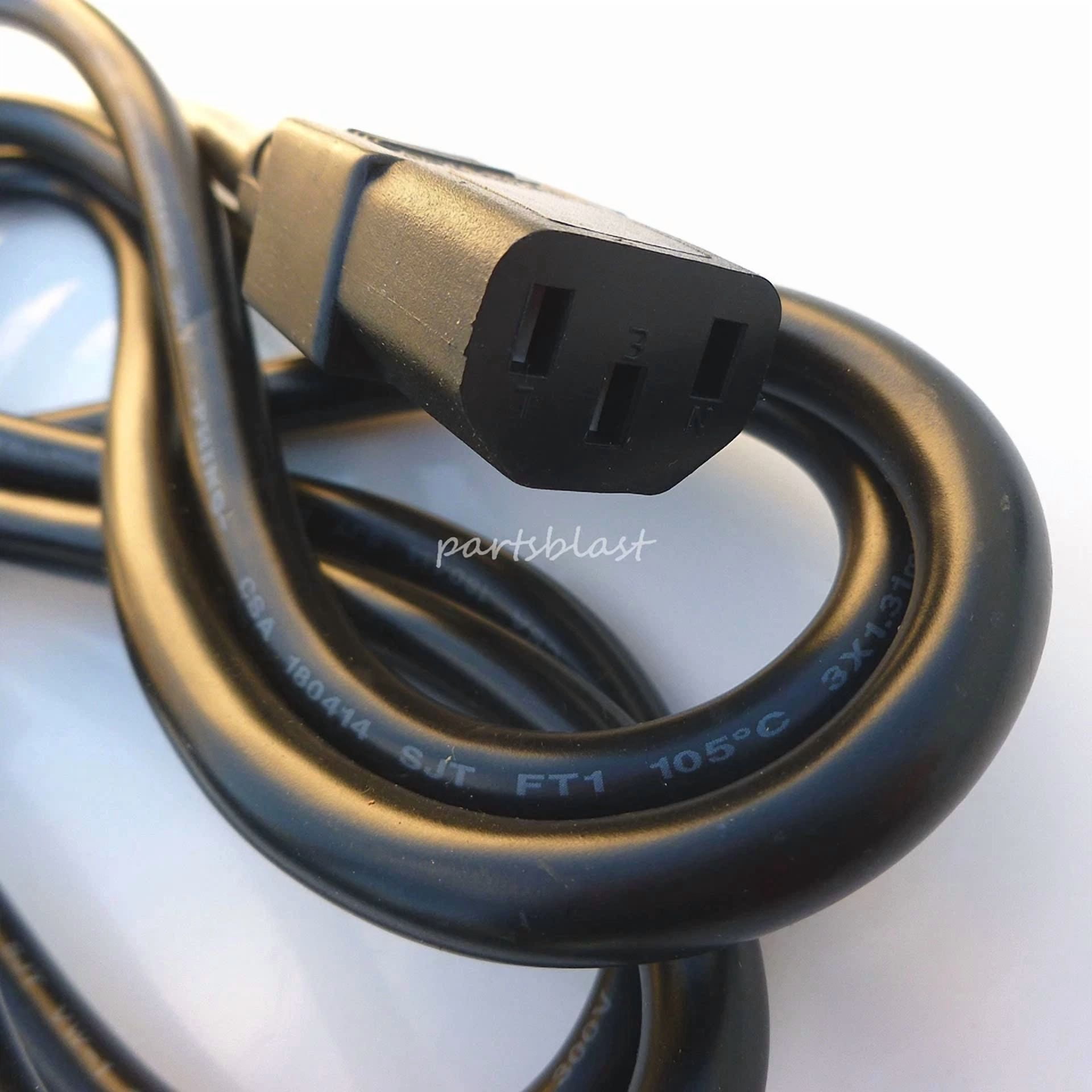 BUTTERFLY- 6' Lg Replacement Power Cord Plasma Lcd Led Tv Monitor Computer Printer Ac Cable