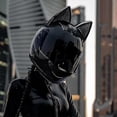 thumbnail image 4 of Cat Ear Motorcycle Helmet Full Helmet Youth Men And Women Racing Motocross Casco, 4 of 5