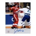 thumbnail image 1 of Joey Kocur Bataille de Hockey des Red Wings de Detroit Signé Photo 8x10, 1 of 1