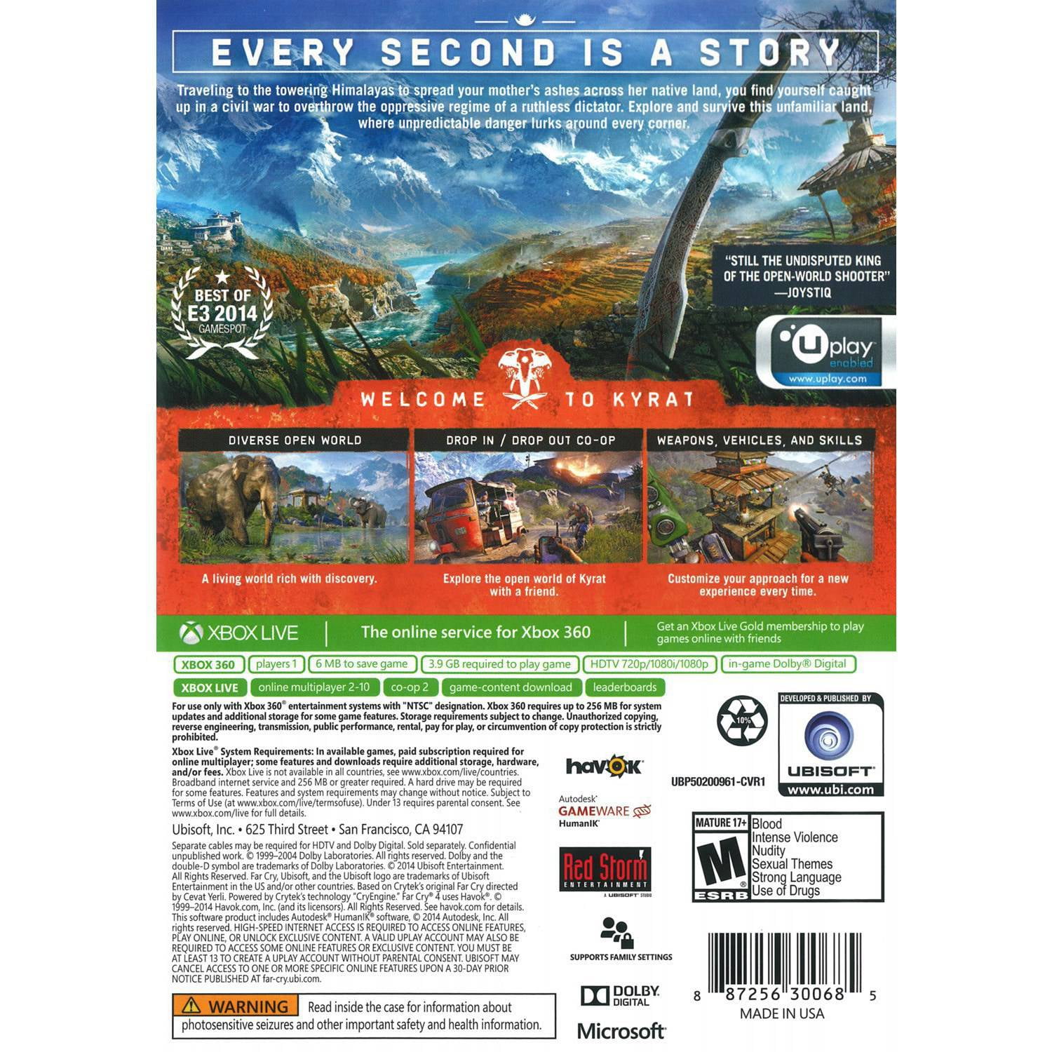 xbox 360 far cry 4