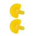 thumbnail image 1 of organization and storage,Dip Clips Plastic Dip Clip Bowl Plate Holder Assorted Colors Plate Clip Holders,Yellow, 1 of 8