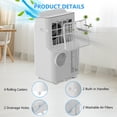 thumbnail image 6 of 14,000 BTU Air Conditioner with Remote Control,Cools Up to 750 Sq.Ft, 3-IN-1 Energy Efficient Portable AC Unit with Universal Casters & Installation Kits for Large Room, Campervan, Office, 6 of 7