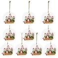 thumbnail image 2 of Fiudx Liquidación navideña 10 adornos navideños 2020 de Papá Noel con mascarilla para decorar el árbol de Navidad, 2 of 3