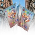 thumbnail image 4 of Peace Love Pride Pomeranian with Rainbow Sunglasses LGBT LGBTQ+ House Flag 28x40in Double Sided Pom Dog Lover Gifts Outdoor Decor - 01004, 4 of 5