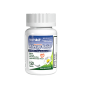 HealthA2Z® Allergy Relief | 150 Tablets | Loratadine 10mg | Antihistamine | Non-Drowsy | Relief from Itchy Throat, Sneezing, Runny Noses | 24-Hours Allergy Medicine