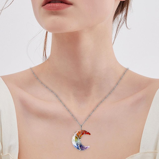 Collar de cristal Hugo Piedra Luna chakras