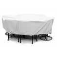 thumbnail image 1 of KoverRoos Weathermax 11362 Large High Back Dining Set Cover, 112 by 88 by 36-Inch, White, 1 of 4