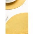 thumbnail image 5 of 4/6 Pack 15 Inch Round Braided Placemats, Washable Heat Resistant Cotton Polyester Circle Place Mats for Kitchen Dining Table, 5 of 5