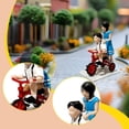 thumbnail image 5 of Miniature People Figure Kids Diorama Figure Resin Material for Model Trains Tabletop Decoration, 5 of 7