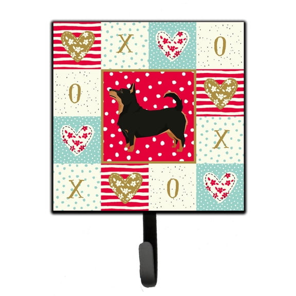 Carolines Treasures CK5940SH4 Lancashire Terrier Love Leash or Key Holder Single Hook multicolor