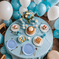 thumbnail image 3 of ELEGANI Pastel Blue Paper Dinner Plates 20ct – 10" Round Disposable Plates for Parties, Weddings & Special Events, 3 of 7