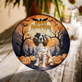 thumbnail image 3 of Mummy English Springer Spaniel Happy Halloween with Pumpkins Bats Spooky Fun Stained Glass Suncatcher Springers Dog Lover Gifts Window Hanging Sign Decor - 00019, 3 of 5