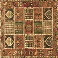 thumbnail image 1 of Ahgly Company Indoor Square Persian Brown Traditional Area Rugs, 3' Square, 1 of 4
