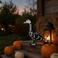 thumbnail image 7 of 23Inch Halloween Goose Outfit Glow-in-the-Dark Skeleton Porch Yard Statue Clothes Patio Lawn Decor, 7 of 7
