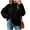 Black, variant on Staron Women's Oversized Sweaters Fall Winter Pullover Knit Round Neck Long Sleeve Casual Comfy Solid Tunic Tops Beige XXL