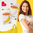 thumbnail image 5 of BioSwiss Bandages, Banana Shaped Self Adhesive Bandages, Latex Free Sterile Wound Care, 24 Count, 5 of 6