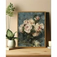 thumbnail image 4 of Drsoum Vintage Flower Wall Art Classic Retro Floral Wall Prints Modern Farmhouse Kitchen Bathroom Office Decor 8x10in Natural Framed, 4 of 5