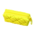thumbnail image 3 of Summer Saving!Back_to_School Supplies Under $5 dollars!Special Pencil Case Pouch, High-valueCandy-colored Pencil Case SoftStationery Storage Bag Large Zipper Cosmetics Storage Bag, Yellow, 3 of 7