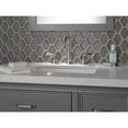 thumbnail image 4 of Delta 35896LF-BN Windemere Two Handle Bathroom Faucet, Widespread, Brushed Nickel - Quantity 1, 4 of 5