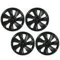 thumbnail image 1 of Protecteur de Jante de Roue, 4pcs Hubcaps Mat Noir Roue Hubcap Jante Couvercle de Roue Hubcap Qualité, Vous Pouvez Faire Confiance, 1 of 7
