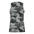 thumbnail image 4 of Virmaxy Mens Trendy Camouflage Tank Top Summer Loose Fit Standard Straps Blouse Performance Workout Muscle Cut Tee Tops Going Out Vest Multicolor-23 XXXXL, 4 of 4