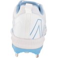 thumbnail image 3 of New Balance Men's Fuel Cell 4040V6 Low Metal Baseball Cleats Light Blue/White D 8, 3 of 8