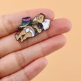 thumbnail image 1 of 1PC Funny Anime Pattern Brooch Cartoon Enamel Pin Paint Badge Clothing Backpack Accessories, 1 of 5