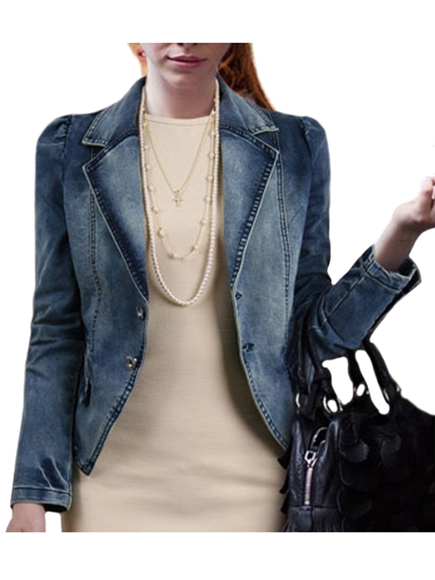 Women's Plus Size Denim Outerwear Jeans 