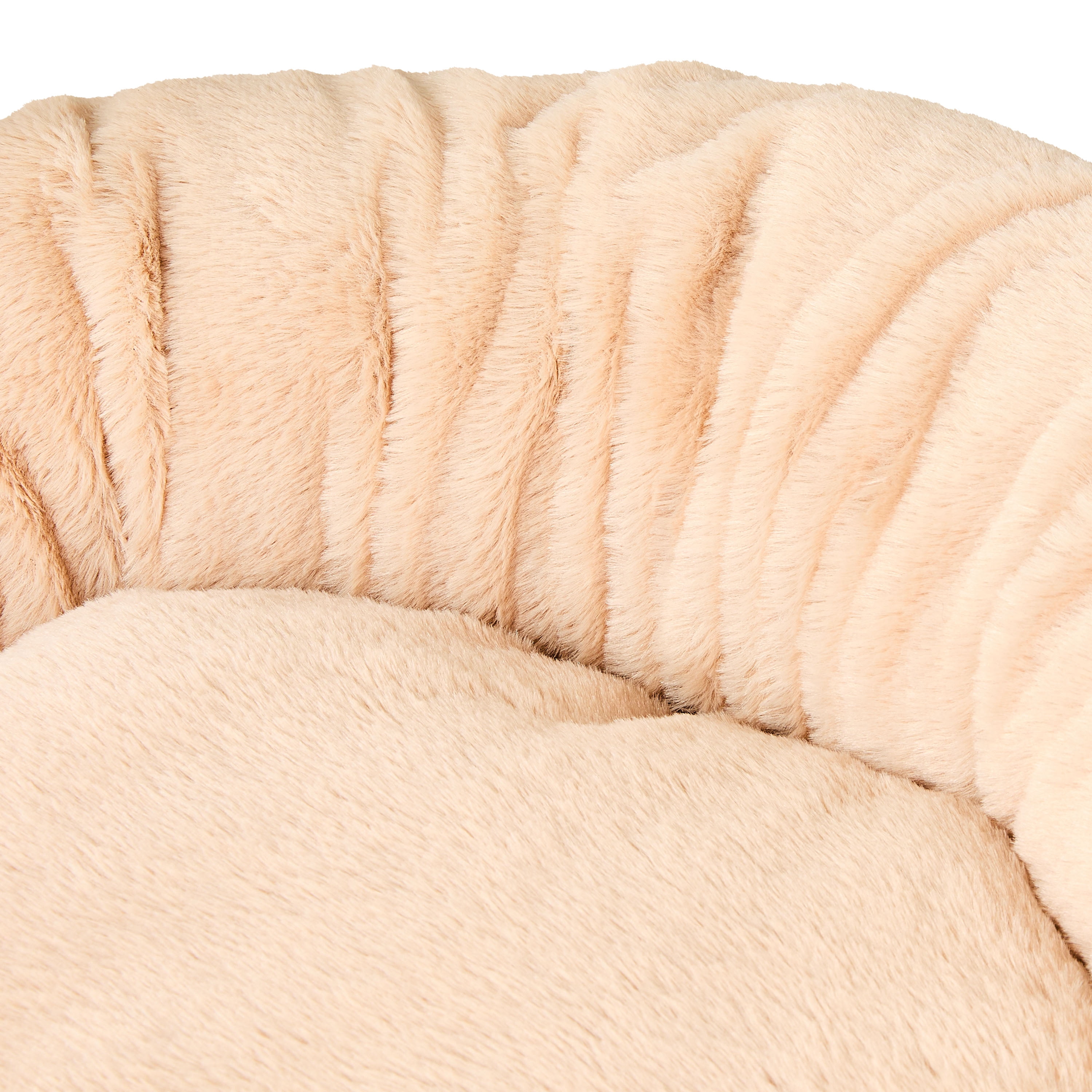 Vibrant Life Medium Round Orthopedic Pet Bed, Tan, 25"