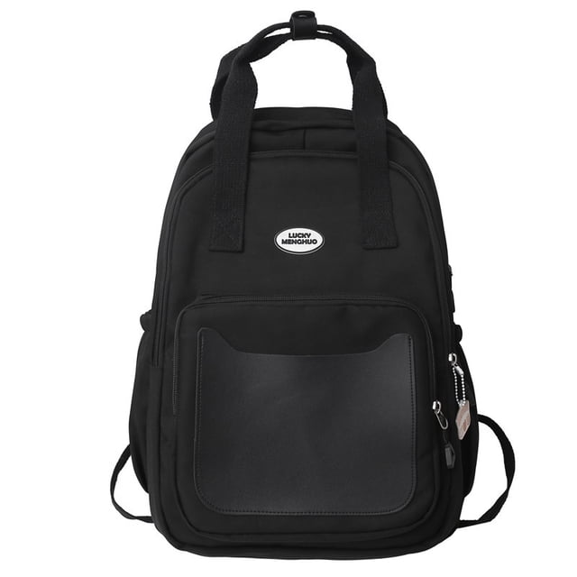 Schoolbag Women's New Junior High School Student High Capacity Lightweight Backpack Ins Day Simple Fashion Backpack