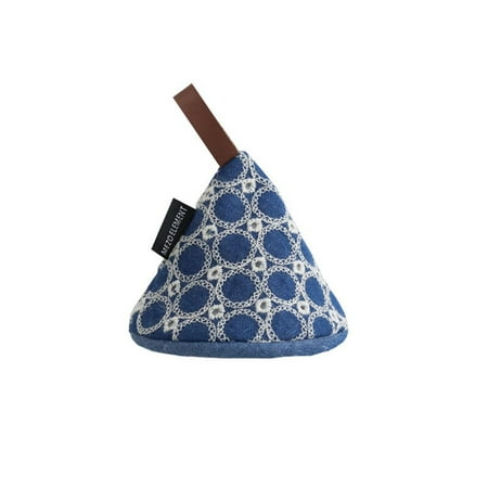 

Creative 1 pcs Pot Handle Cap Triangle Cloth for Enamel Pot Casserole Pot Clip Cover Insulation Gloves Pot Ear Cap Kitchen Gadgets DARK BLUE