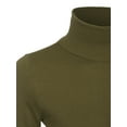 thumbnail image 3 of KOGMO Womens Solid Long Sleeve Turtleneck Knit Sweater (S-XL), 3 of 6