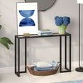 thumbnail image 2 of Evelyn&Zoe Oscar 42" Wide Rectangular Console Table, Blackened Bronze, 2 of 8