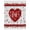Off-White, variant on Valentine's Day Waterproof Fabric Shower Curtain,Red Love Heart Roses Romantic Wooden Waterproof Fabric Shower Curtain for Bathroom Curtains Bathtubs Hotel Shower Curtains with 12 Hooks Small 36x72in