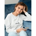thumbnail image 2 of Golden Quote Iii Sweatshirt Women -Anna Hambly Designs, Female Large, 2 of 4