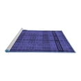 thumbnail image 2 of Ahgly Company Machine Washable Indoor Rectangle Abstract Blue Modern Area Rugs, 8' x 10', 2 of 4