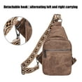 thumbnail image 6 of Qwtwty Mens Crossbody Bag Fashionable Versatile Men's Shoulder Bag Chest Bag Small Bag Travel Travel Leisure Soft Leather Work Crossbody Bag Men And Women, 6 of 6