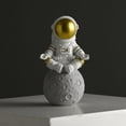 thumbnail image 3 of 2pcs Astronaut Miniature Sculpture Outer Space Preschool Learning Gifts Home Living Bookshelf TV Shelf Tabletop Decoration Collectible, 3 of 7