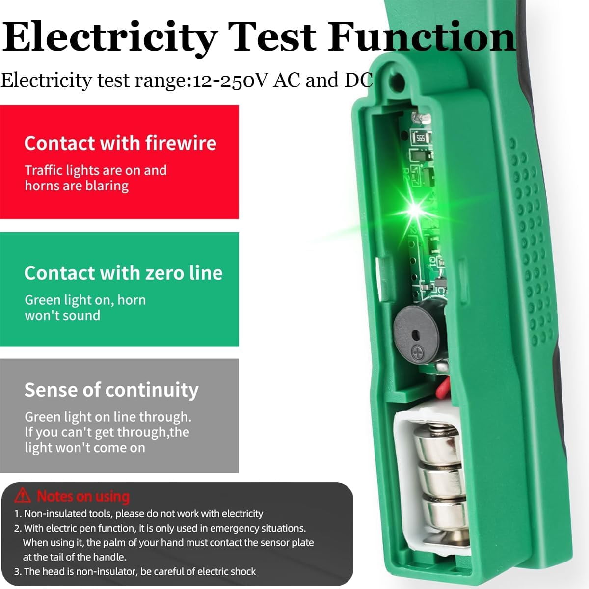 Voltmaster 8-In-1 Tool, Outdoorfun 8 In 1 Wire Stripper With Voltage Tester, 8-In-1 Heavy Duty Wire Stripper Pliers for Cutting and Pulling Wires Cable Scissors, Voltage Tester Pliers