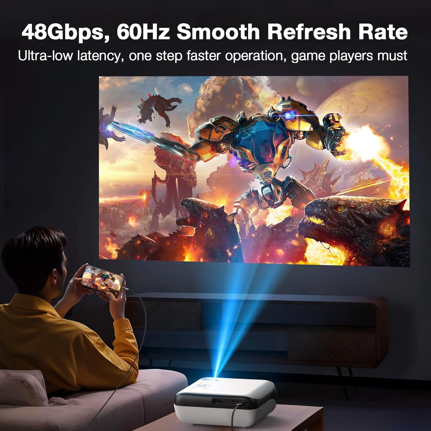 Unbranded 3 in 1 Phone HDMI Cable, Lighting HDMI Cable, Phone to Projector Adapter