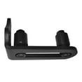 Sliding Barn Door Guide Triangle Pulley Stop Floor Swing Stopper Black
