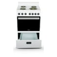 thumbnail image 5 of Premium Levella 24 in. 2.7 cu. ft. Single Oven Electric Range with 4 Burners and Storage Drawer in White, 5 of 7